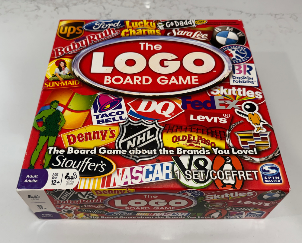 The LOGO Board Game (2011 First Edition) by Spin Master - Open Box / Unused
